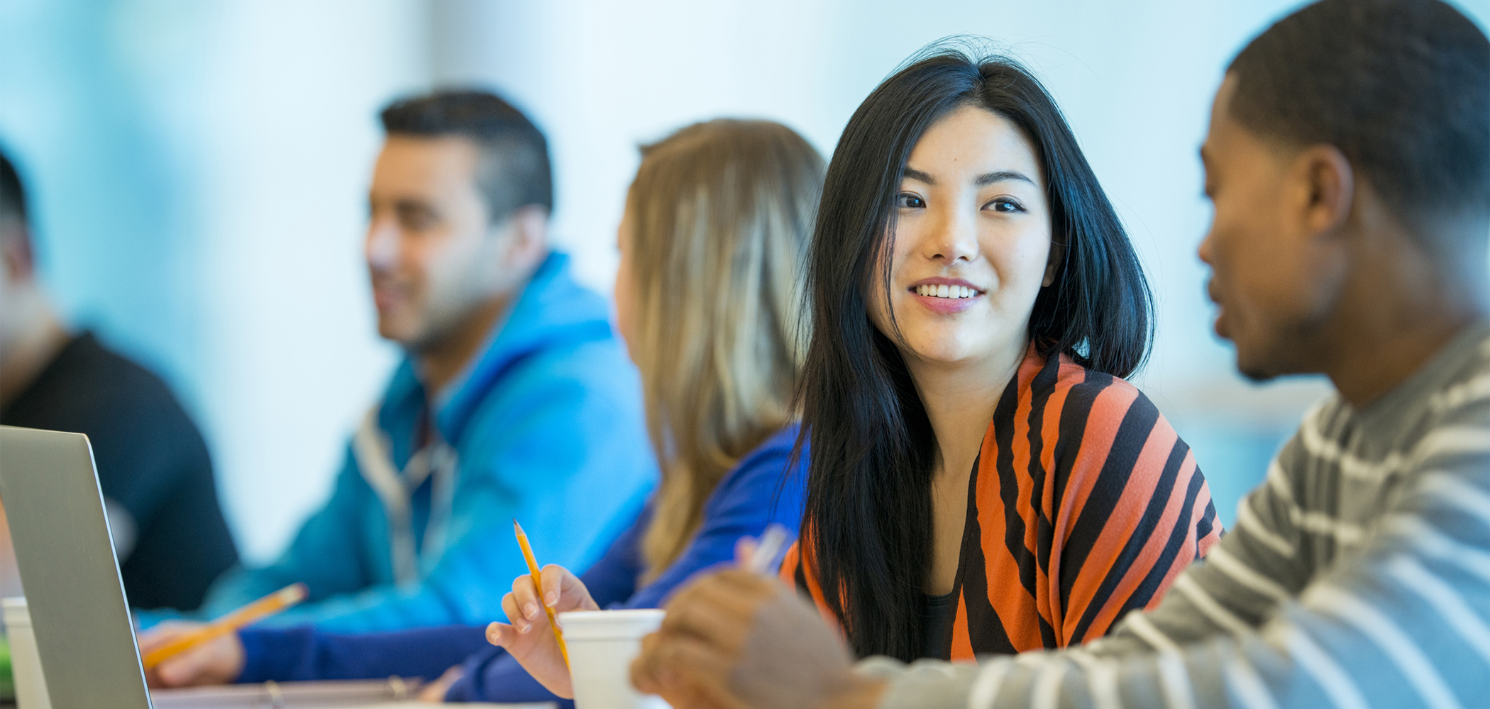 Students in an ESOL classroom