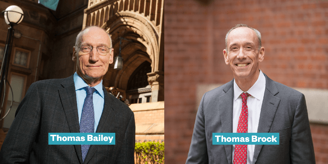 Thomas Bailey and Thomas Brock headshots